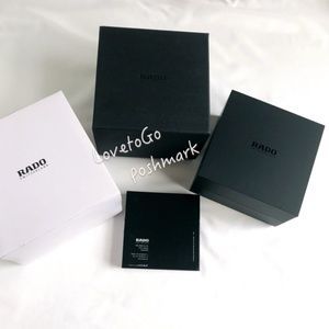 Authentic Rado Watch Gift Box Cover Booklet Set